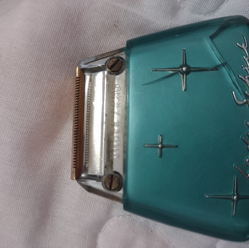 Teal Lady Schick Electric Starburst Pattern Razor - Picture 12 of 12